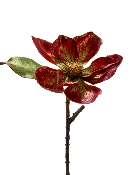 Picture of 17" GLITTER MAGNOLIA STEM