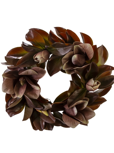 Picture of 24" MAGNOLIA FLOWER WREATH