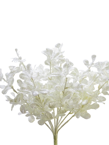 Picture of 15" GLITTER BLOOMS BUSH