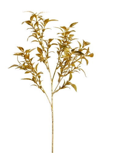Picture of 28" GLITTERED TEA LEAF SPRAY