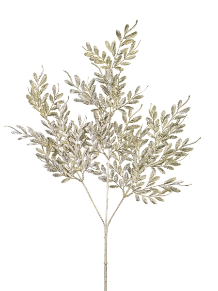 Picture of 30" GLITTERED LEAF SPRAY