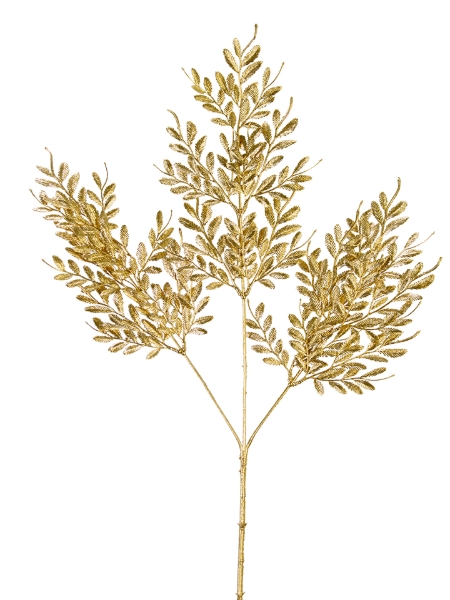 Picture of 30" GLITTERED LEAF SPRAY