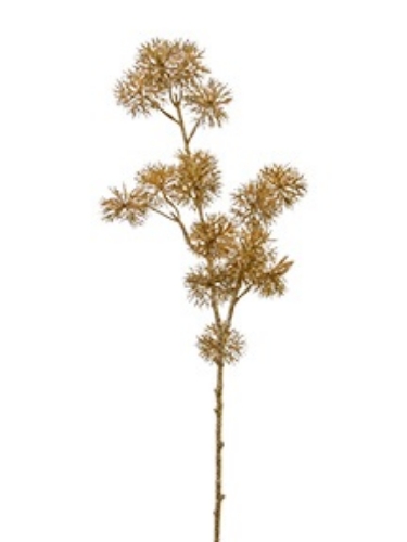 Picture of 27" GLITTER PINE BALL SPRAY