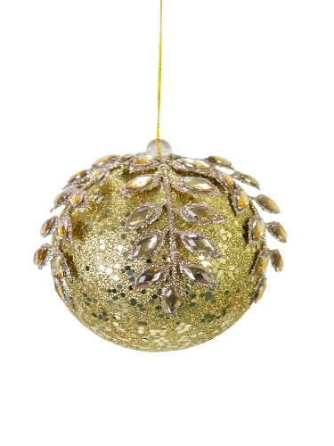 Picture of 4" JEWELED BALL ORNAMENT