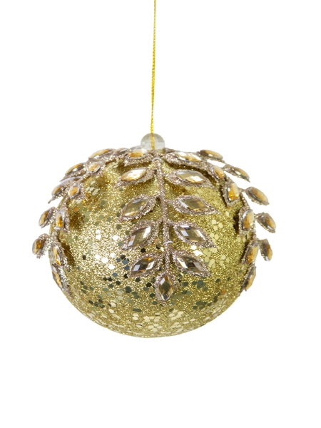 Picture of 4" JEWELED BALL ORNAMENT