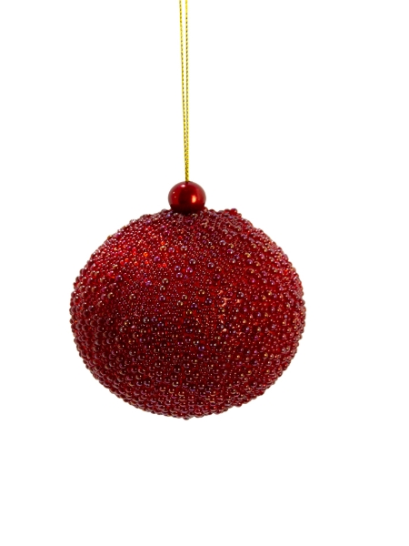 Picture of 3" BEADED BALL ORNAMENT