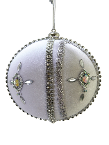 Picture of 5" JEWELED VELVET ORNAMENT