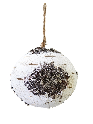 Picture of 4"  BIRCH BALL ORNAMENT