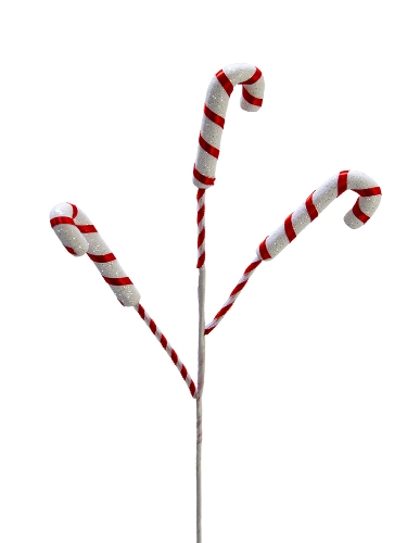 Picture of 20"CANDY CANE SPRAY