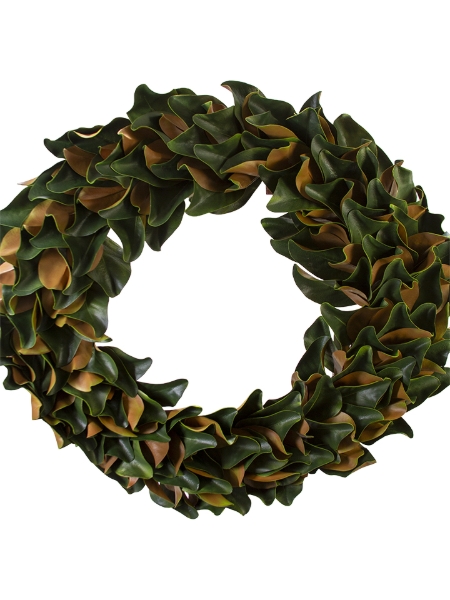 Picture of 36" LUSH MAGNOLIA LVS WREATH