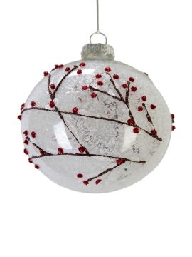 Picture of 4'' GLASS BERRY BALL ORNAMENT