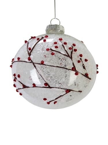 Picture of 4'' GLASS BERRY BALL ORNAMENT