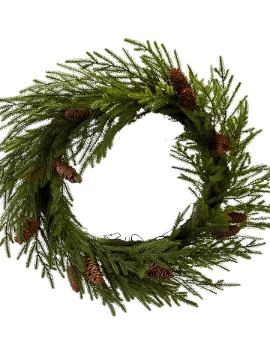 Picture of 28" FIR PINE CONES WREATH