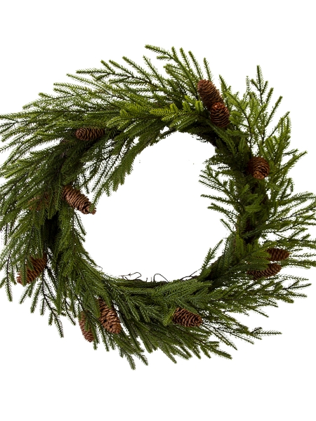 Picture of 28" FIR PINE CONES WREATH