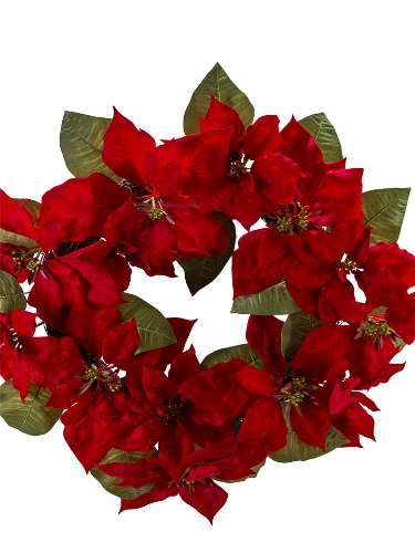 Picture of 24" POINSETTIA WREATH