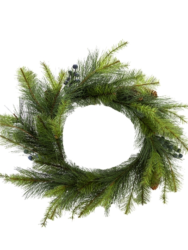 Picture of 28''NEEDLE PINE WREATH