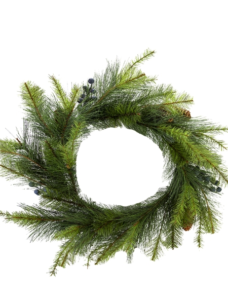 Picture of 28''NEEDLE PINE WREATH