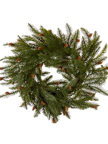 Picture of 21" FIR PINE CONE WREATH