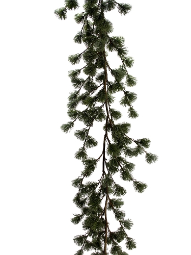 Picture of 6' FROSTED PINE CONE GARLAND