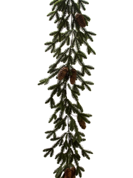 Picture of 6' SPRUCE FIR CONE GARLAND